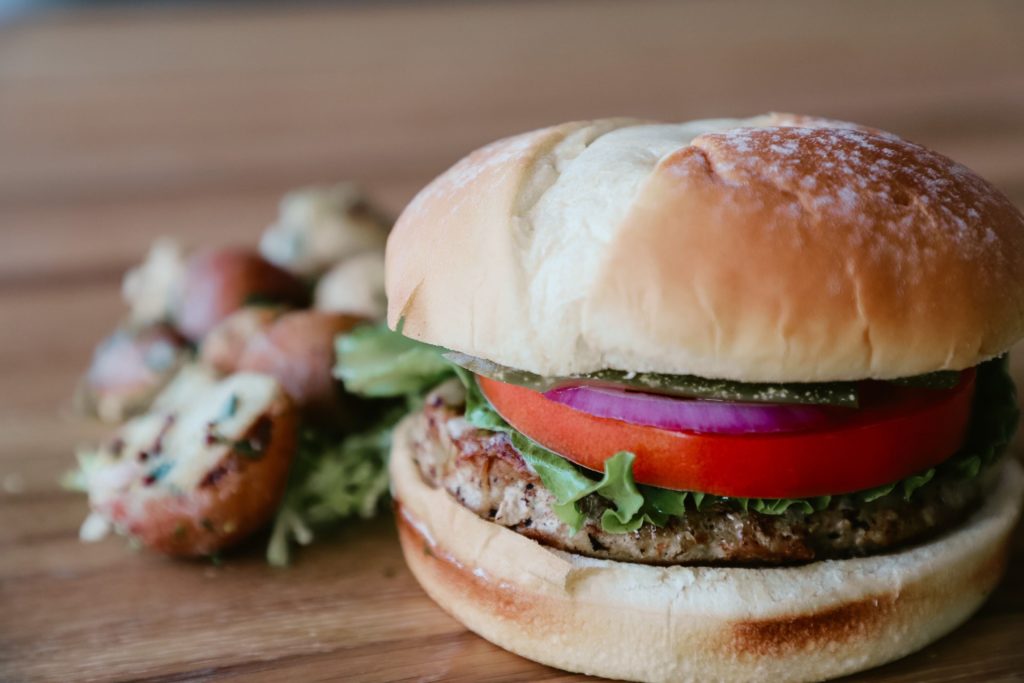 This Turkey burger reflects the versatile ways to enjoy turkey, just as the White Pinot I’m pairing with, showcases the unique winemaking styles of a Pinot Noir.