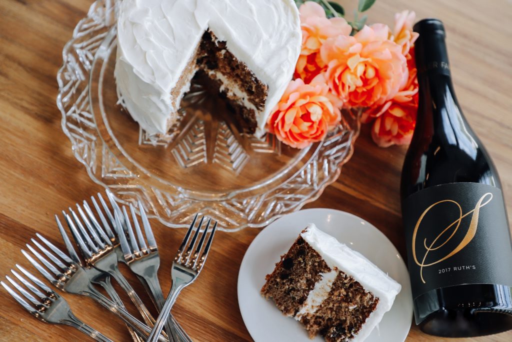 One of the most loved Stoller family traditions was for Ruth to make her spice cake. In honor of Ruth’s upcoming birthday and the release of our fall wines, we wanted to share a piece of the family heritage. Enjoy!