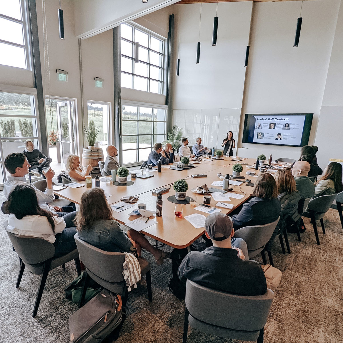 Corporate Events at Stoller Family Estate for Meetings