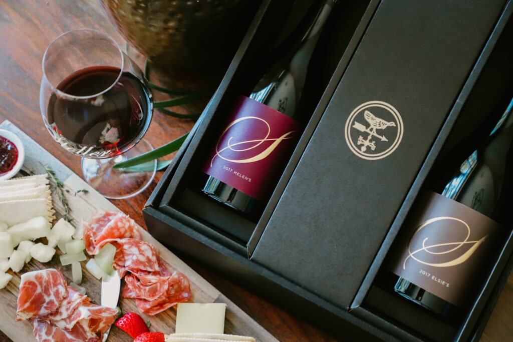 Stoller two bottle legacy gifting w Charcuterue